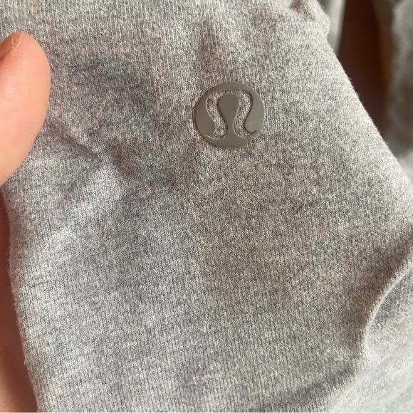 Lululemon Wunder Under Light Grey High Waisted Legging Cotton Pant - Picture 2 of 7